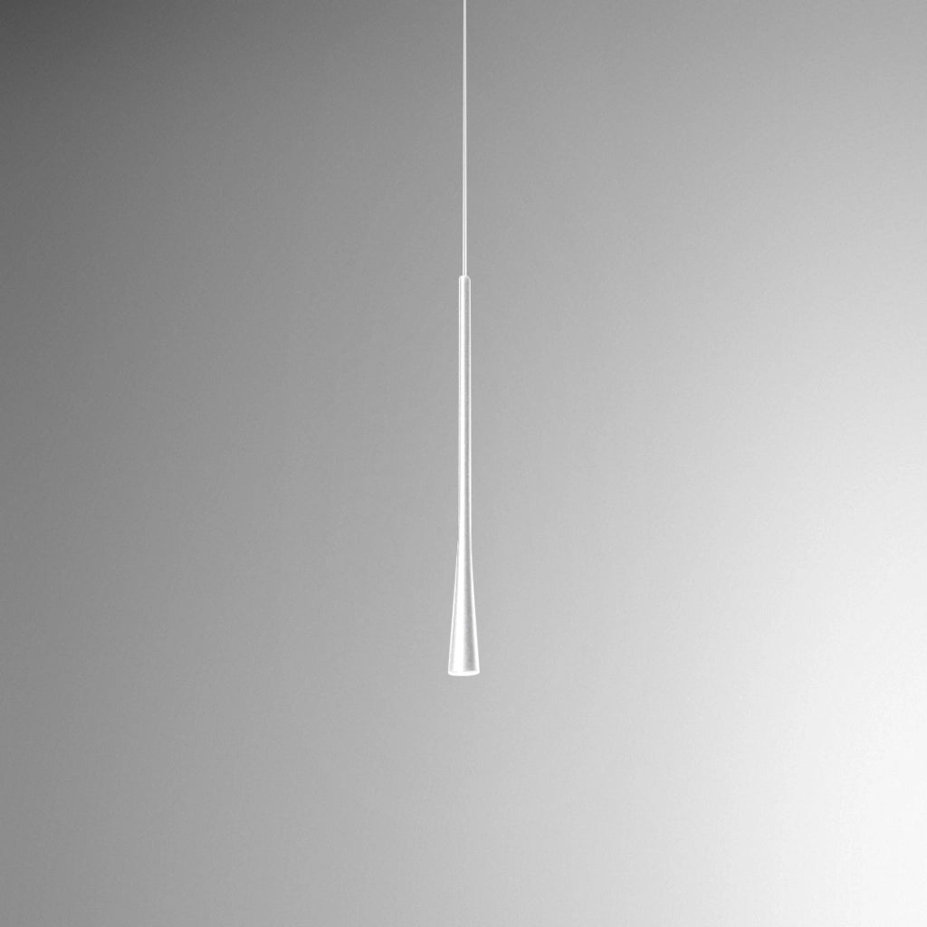 Lampada a Sospensione DAFNE S/P 7W LED 3000K 213lm in Alluminio Bianco Satinato - Illuminazione Diretta per Ambienti Interni - Gealuce