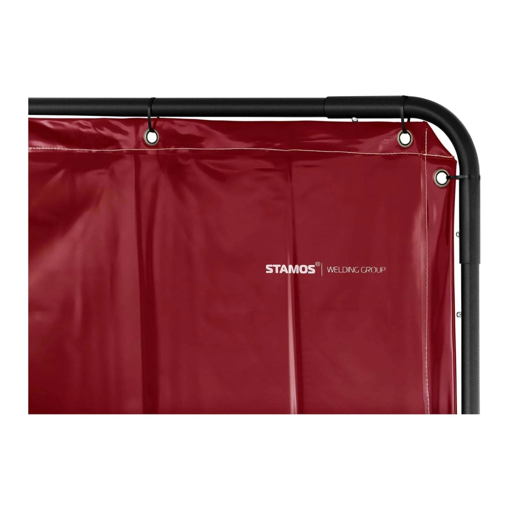Tenda per saldatura con telaio 240 x 180 cm utensili da officina 14_0006834