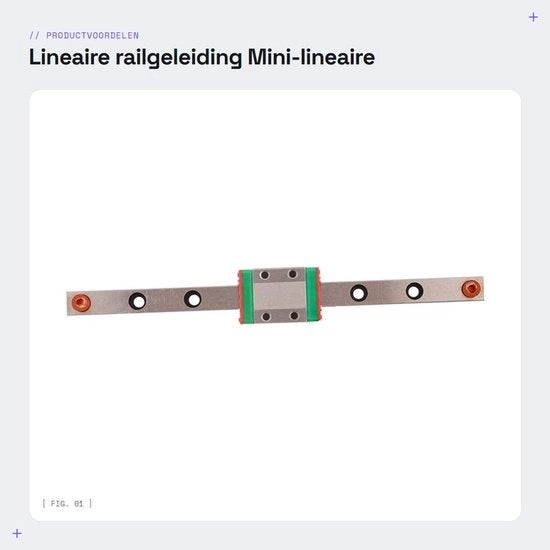 Guida Lineare Miniatura - Rete di Guida Lineare 150 mm