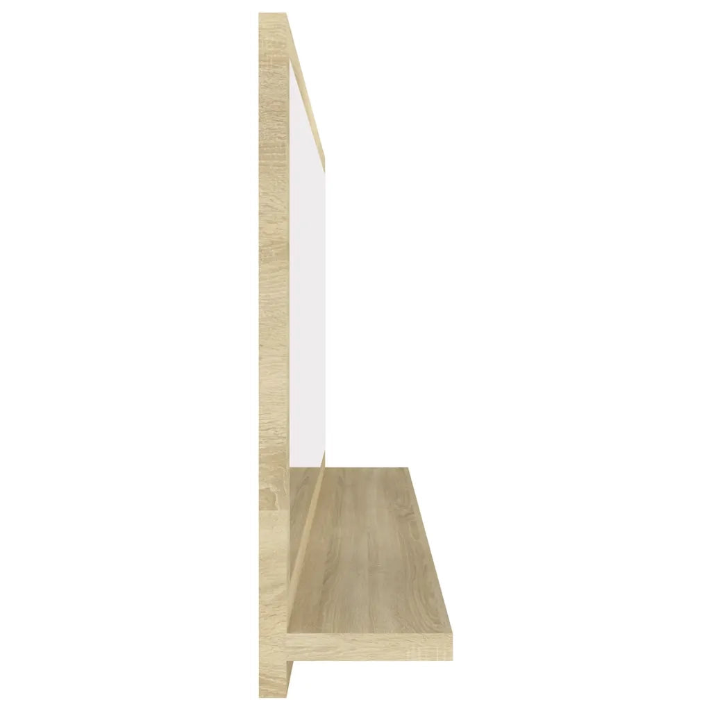 Specchio da Bagno | Specchio decorativo Rovere Sonoma 90x10,5x37 cm Legno Multistrato