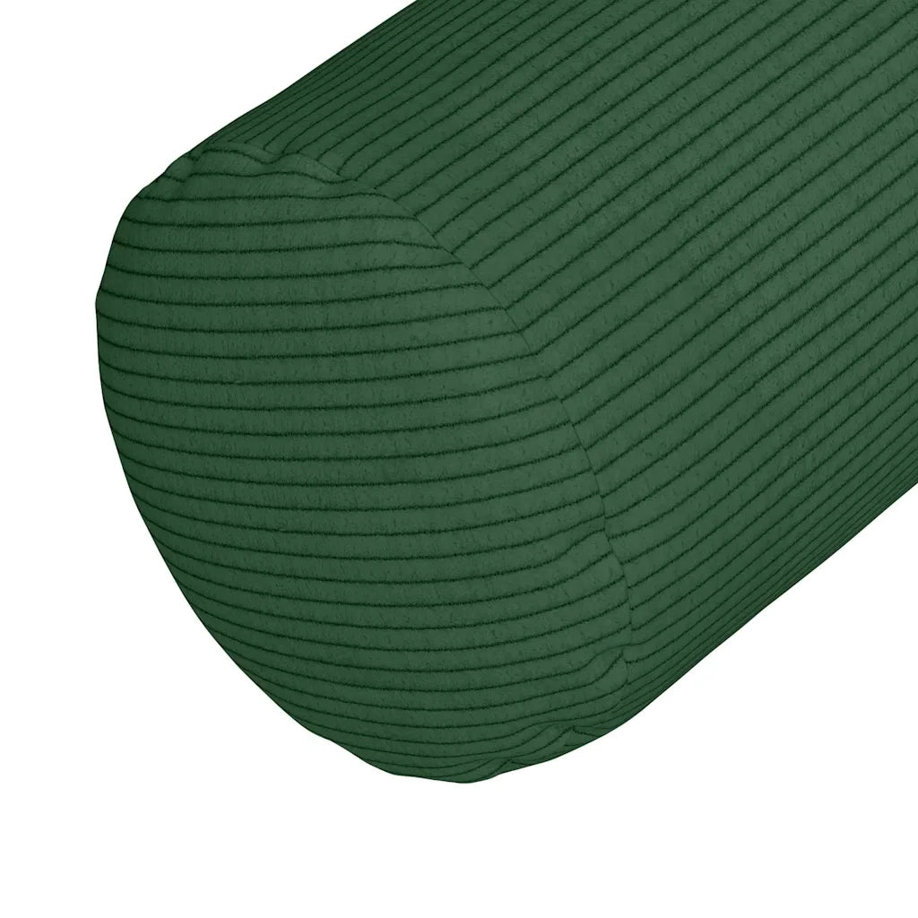 Cuscini a rullo 2 pcs Verde Scuro Ø 25 x 70 cm Tessuto in Cords 42014351