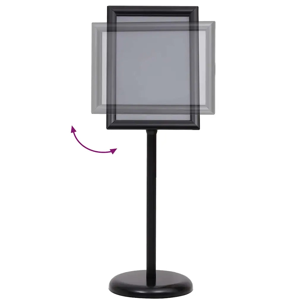 Supporti per poster 2 pz Nero 45 x 32,7 x 108 cm Alluminio CFW9146102