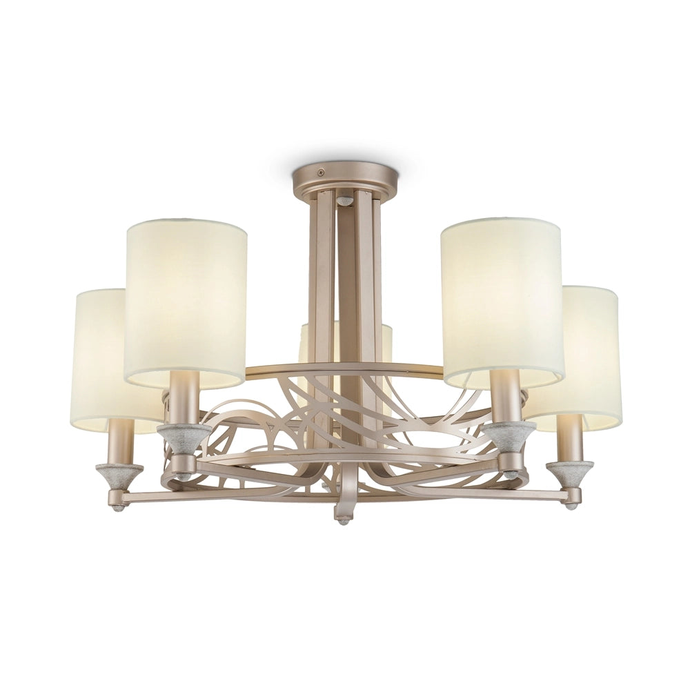 Lampadario classico Vittoria Maytoni H004CL-05BG 5xE14 ottone