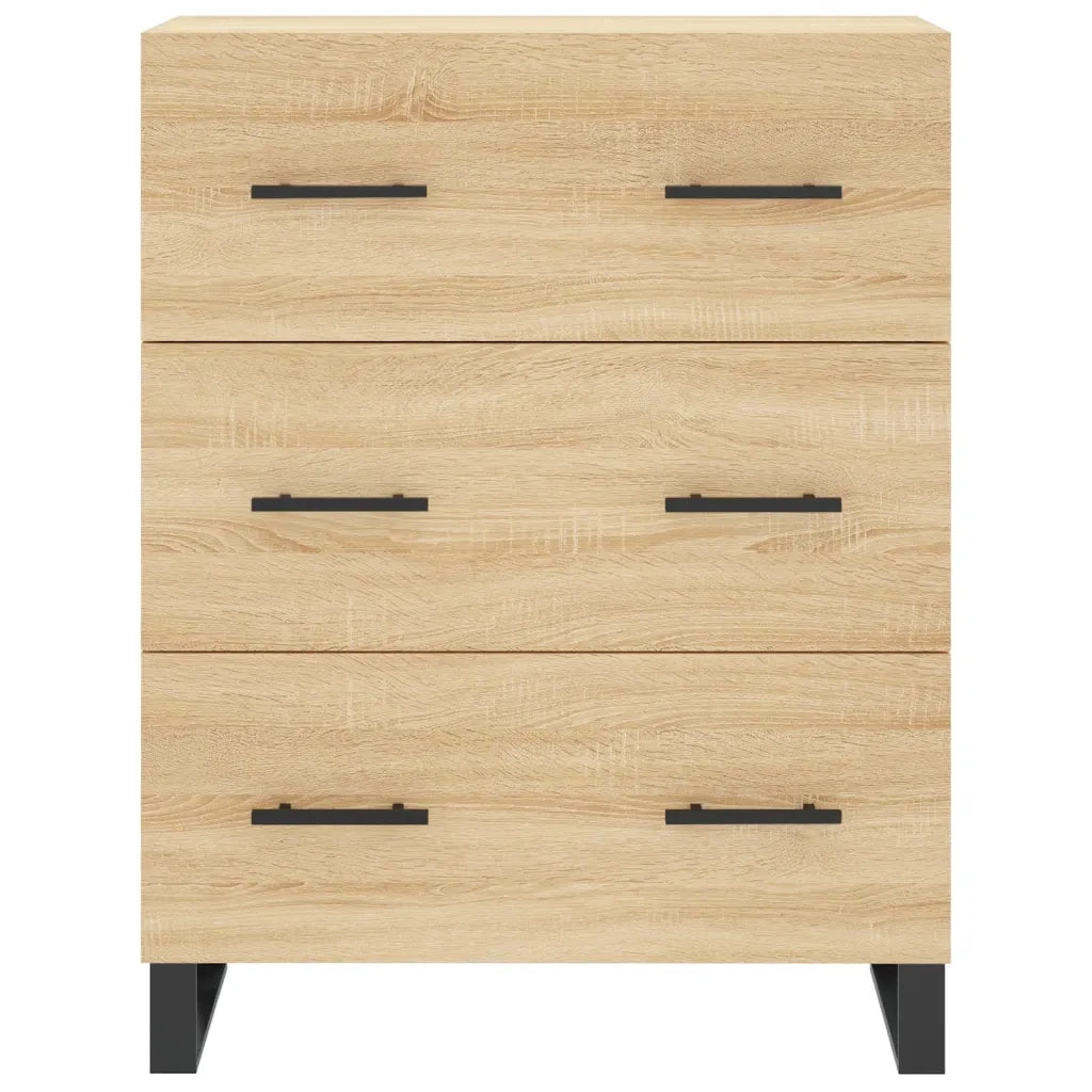 Credenza Rovere Sonoma 69,5x34x180 cm in Legno Multistrato 3198428