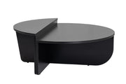 Tavolino da caffè in legno "Orion" - 90 x 60 x 30 cm - Legno nero