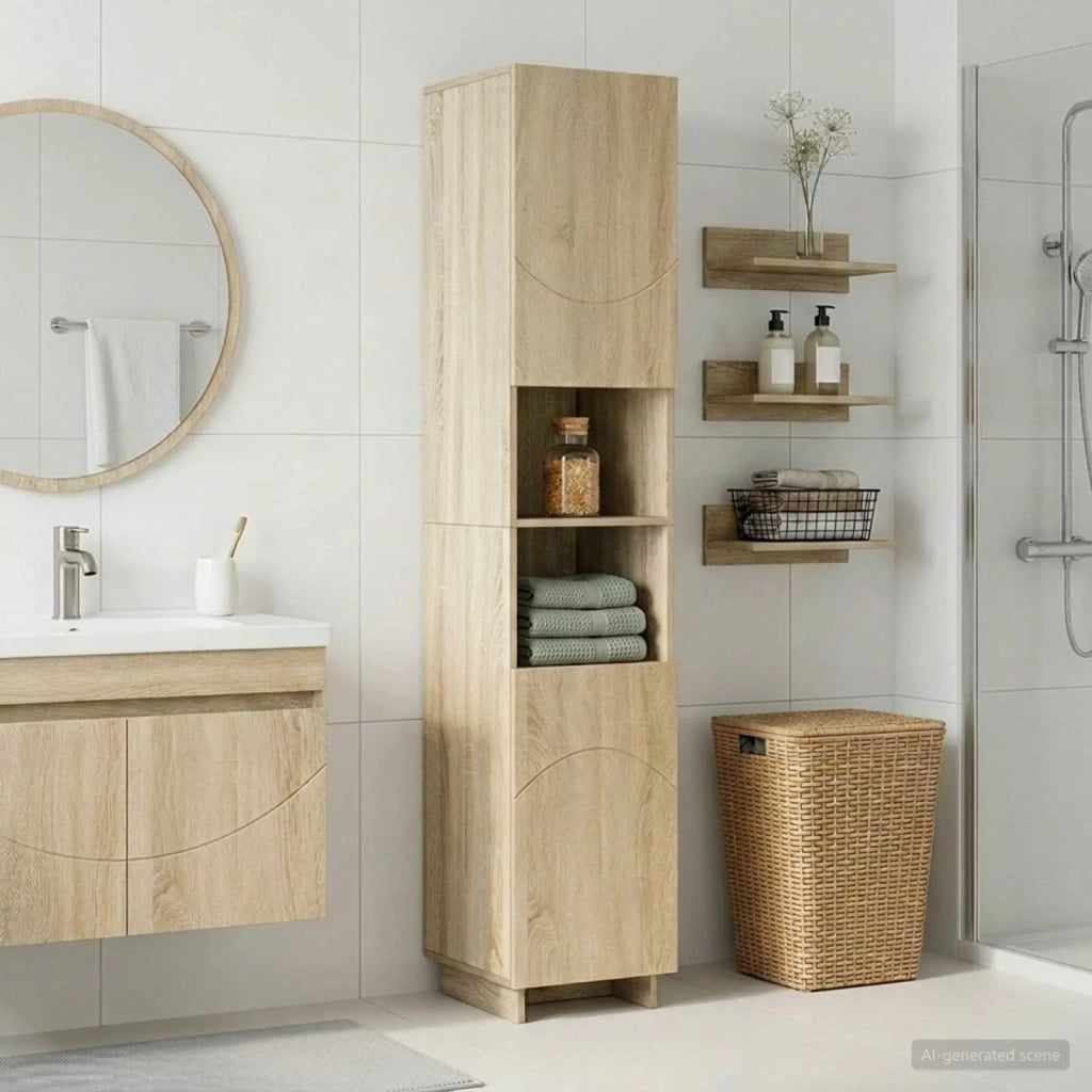 Mobile da bagno Rovere Sonoma 36.5 x 38 x 180 cm 8011596