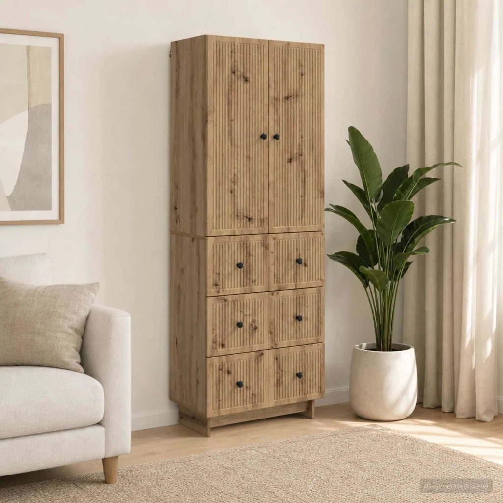 Set di armadi 2 pcs 66 x 34,5 x 90 cm Legno ingegnerizzato 3416384
