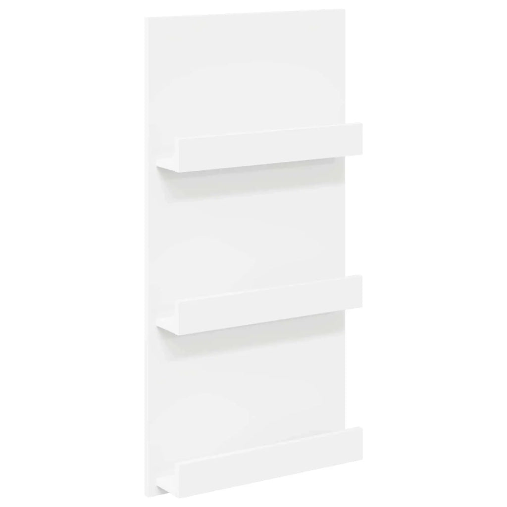 Scaffale per riviste con lo scaffale Bianco 51 x 11 x 102 cm 899503