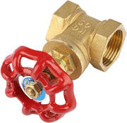 Valvola a sfera in ottone ecolocalizzata 3/4" DN20 - Regolazione manuale per acqua, olio, gas, vapore