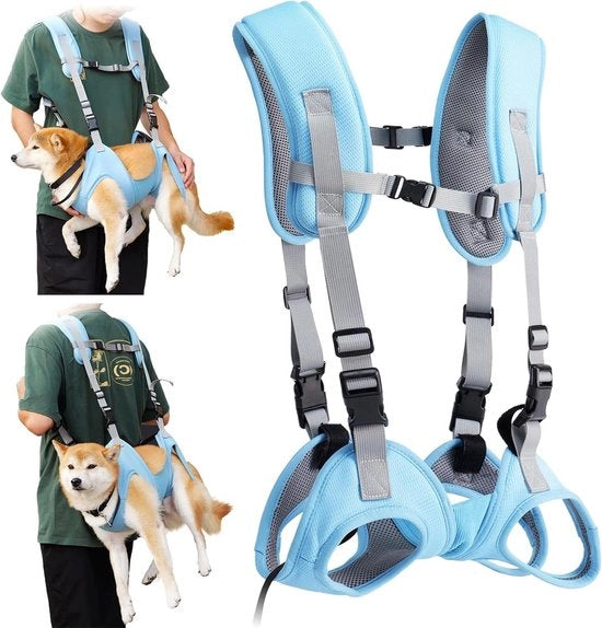 Carriera per cani, borsa da spalla per animali domestici, borsa di emergenza per cani anziani, borsa per portare cani con lesioni articolari.