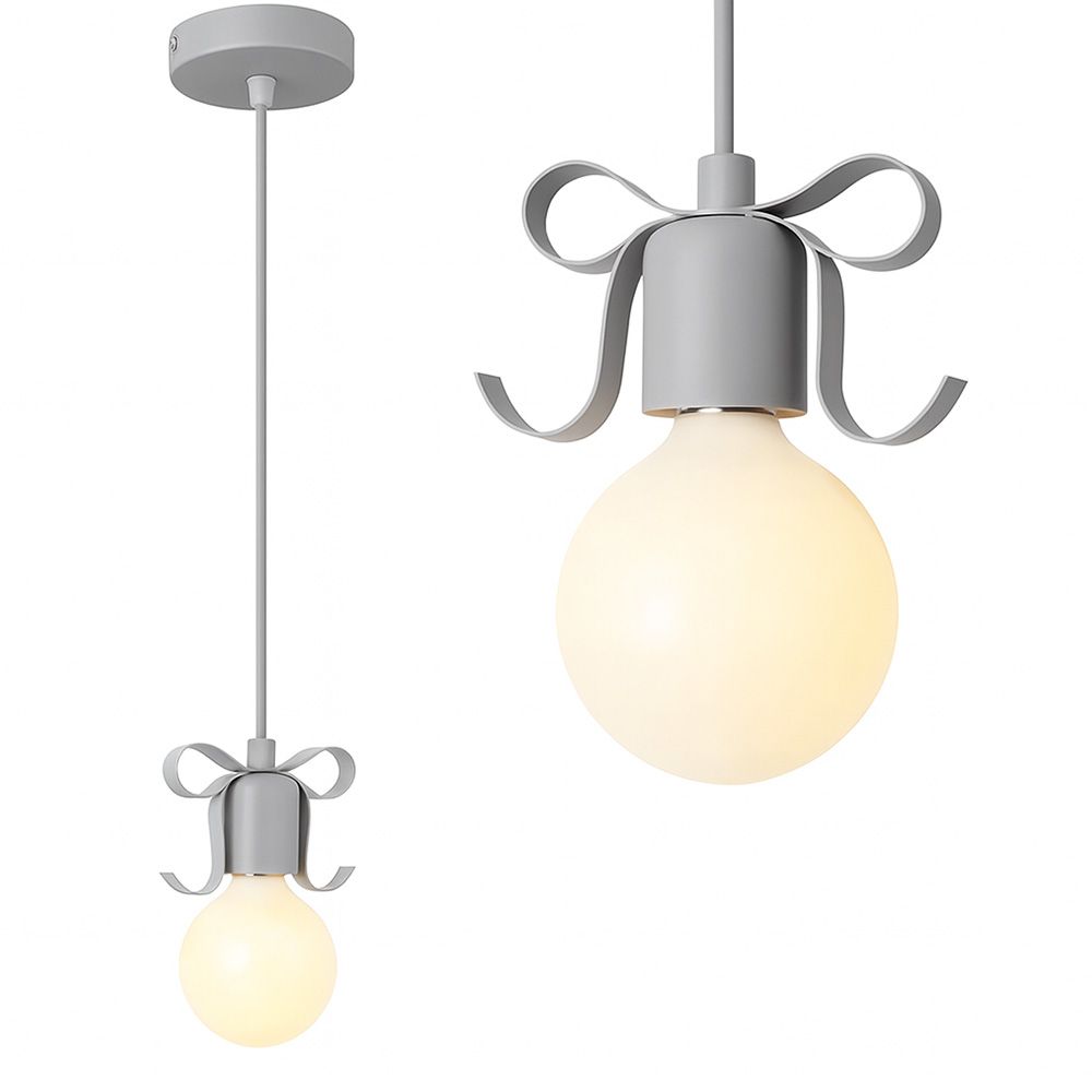 Lampada Da Soffitto Pensile Singola Narni Grigio