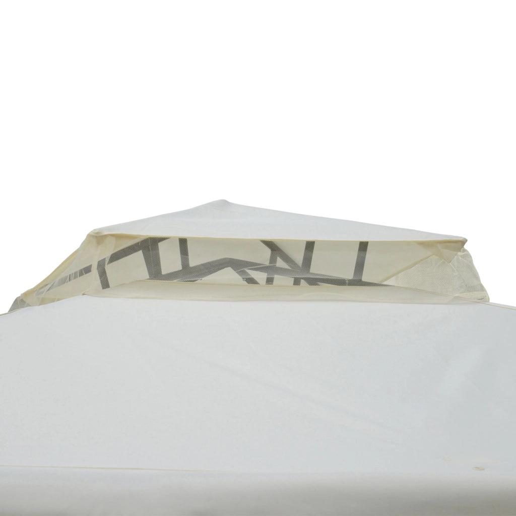 Gazebo 3x3 con Zanzariera ¨C Zephmum ¨C Struttura Metallo Copertura Poliestere Beige