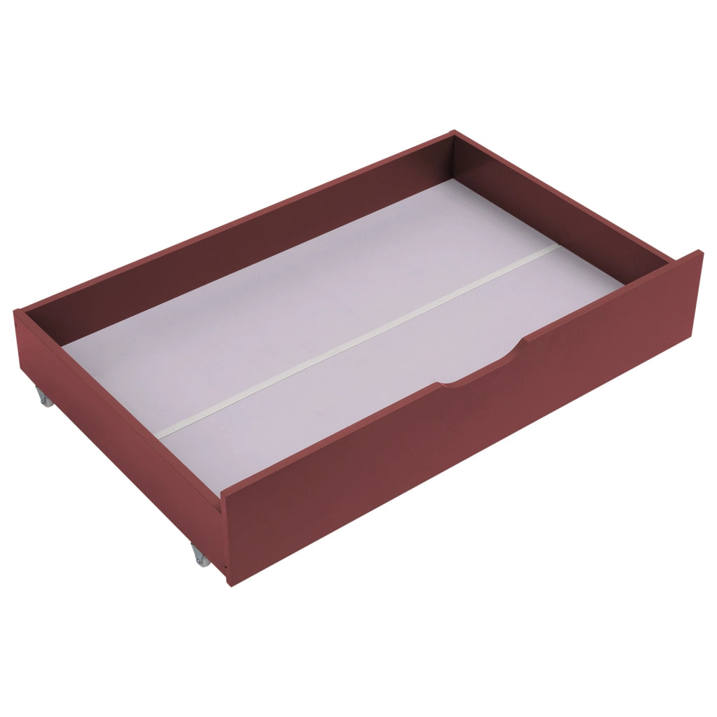 Set di 2 cassetti contenitori in terracotta per letto