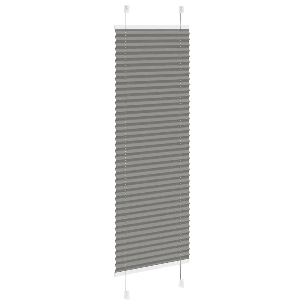 Tenda Plissettata Antracite 50x100 cm Larghezza Tessuto 49,4 cm 4015065