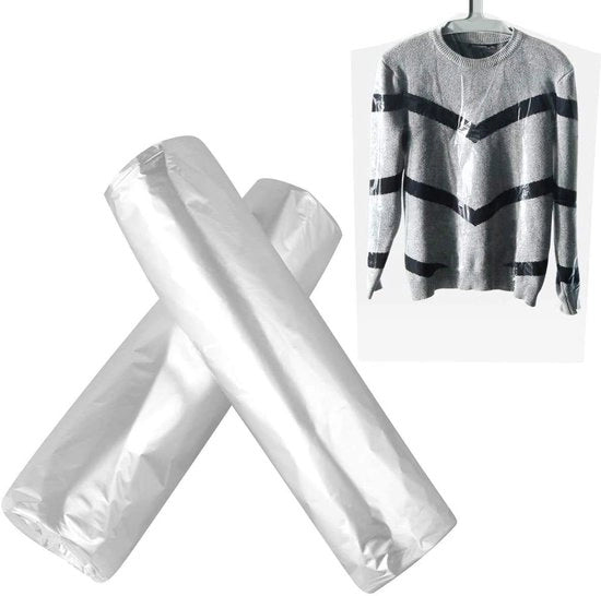 Sacchetti di protezione stoffa 60 x 100 cm - 50 pezzi - Proteggi la tua abbigliamento contro la sporcizia e la polvere