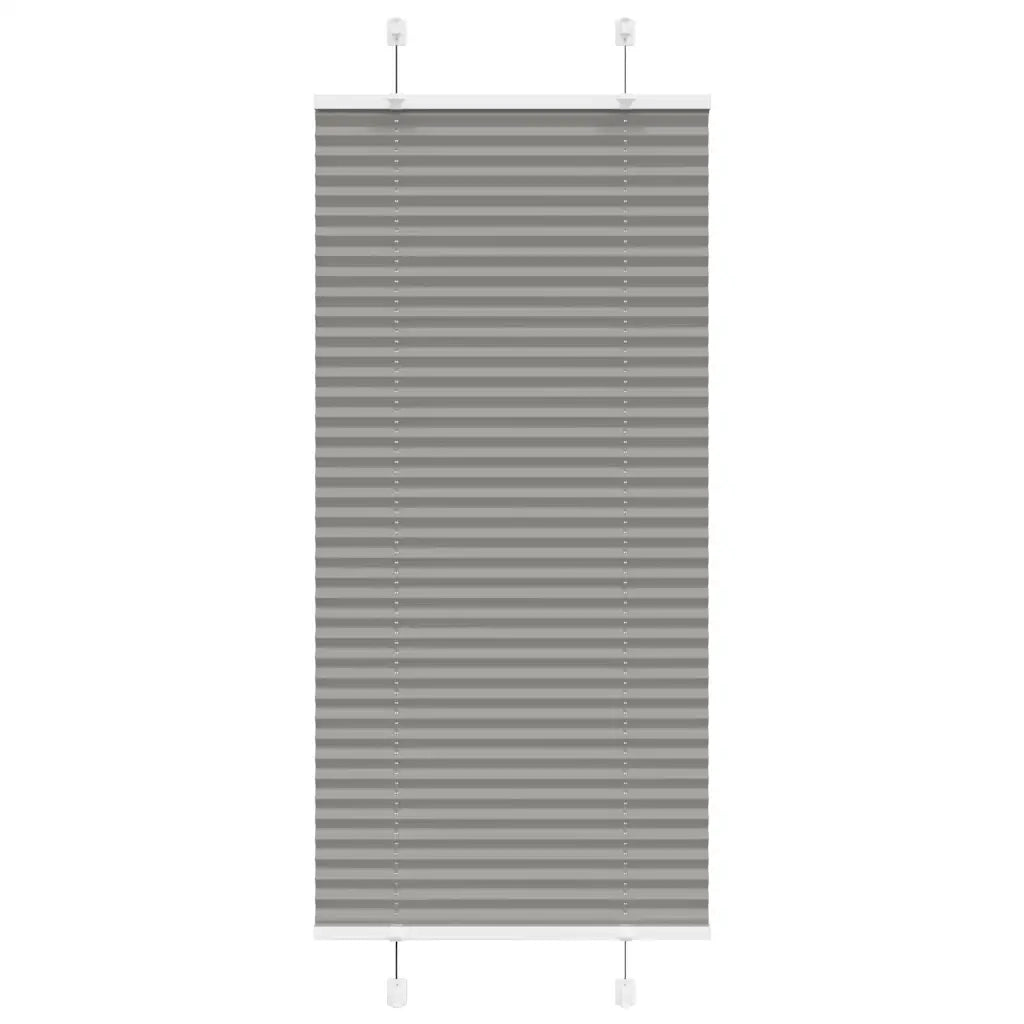 Tenda Plissettata Antracite 60x100 cm Larghezza Tessuto 59,4 cm 4015067