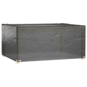 Copri Mobili Giardino | Telone per mobili da esterni 2 pz 8 Occhielli 180x135x80cm Rettangolare