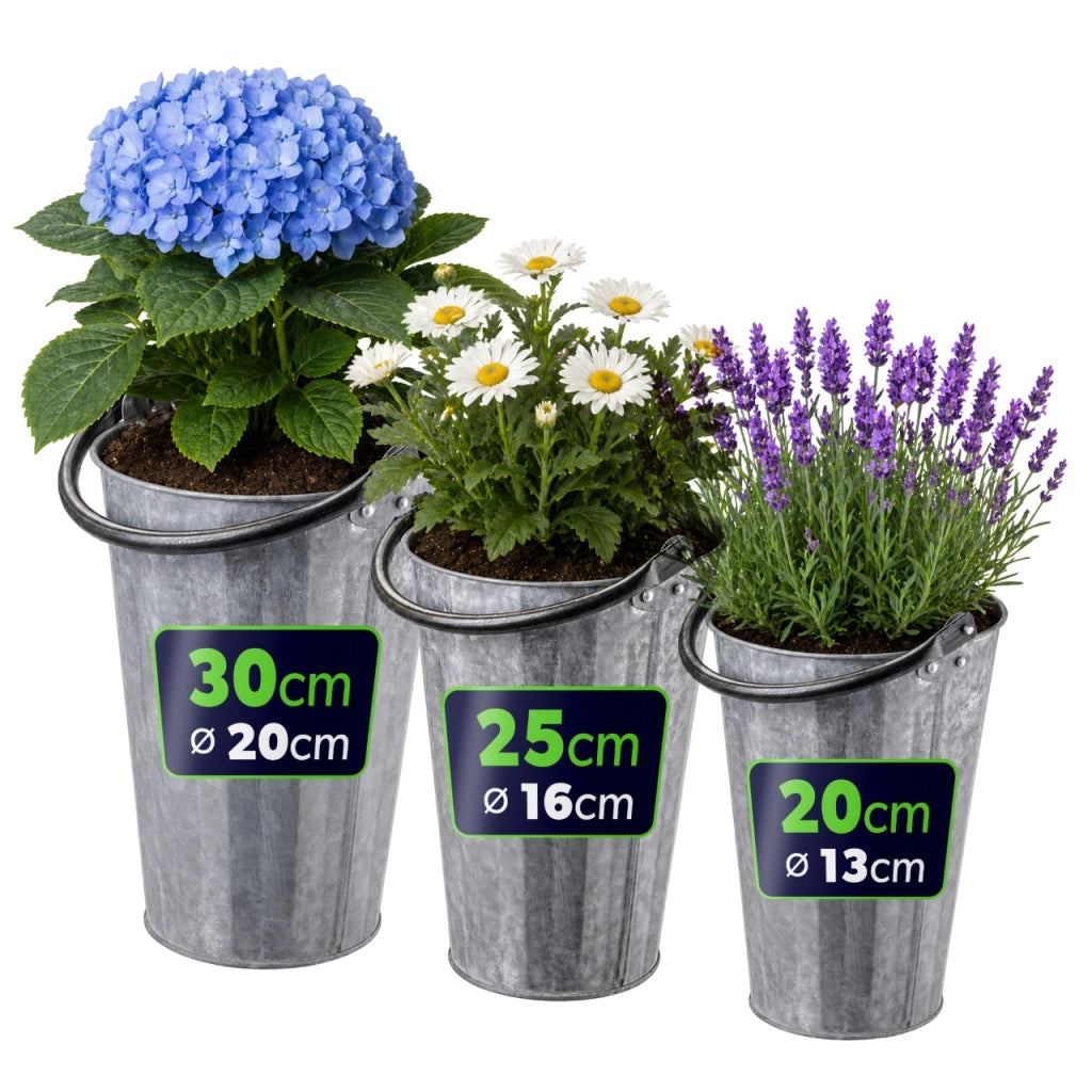 KADAX Zestaw donic stalowych 21cm+18cm+15cm K16521