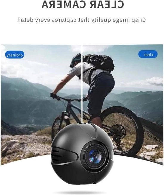 Camera di Sorveglianza 1080p HD WiFi Mini Audio e Video Notturno Rilevamento Movimento Interno Esterno