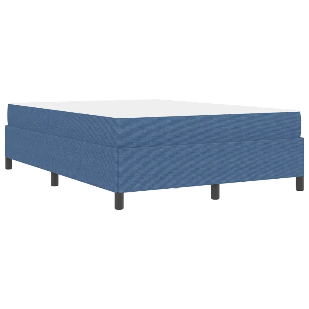 Struttura del letto con materasso-Giroletto Blu 140 x 200 cm Tessuto 455200