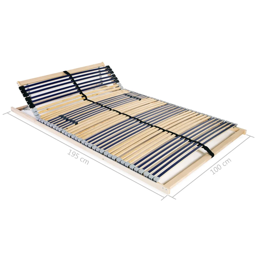 Rete a Doghe 7 Zone senza Materasso con 42 Doghe 100x200 cm 246470