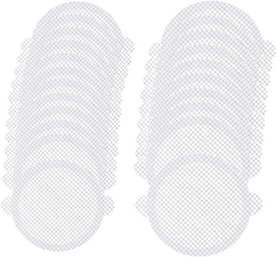 Kit di raccolta capelli per doccia e cucina 40 pezzi - Filtro di raccolta capelli per pavimento - Copertura di scarico - Set di filtri per capelli - Set di filtri per doccia - 9 cm/11 cm di larghezza