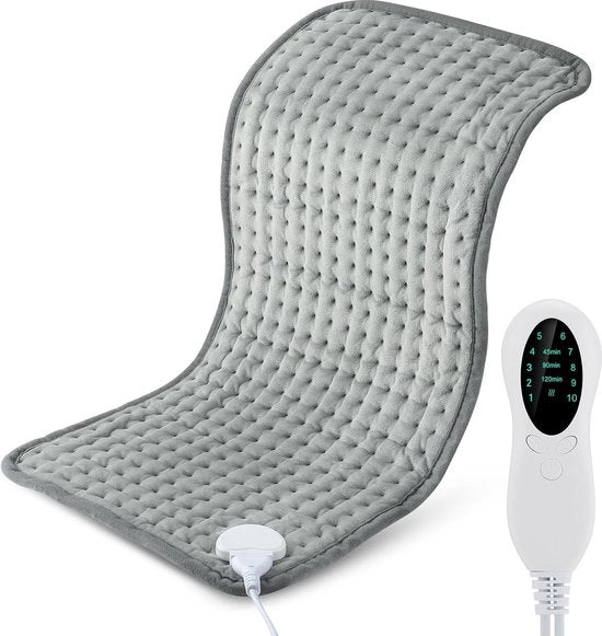 Deken Elettrico - Deken di Riscaldamento - Deken Superiore Elettrico - 10 Posizioni - Funzione Timer - Display Digitale - 30X60