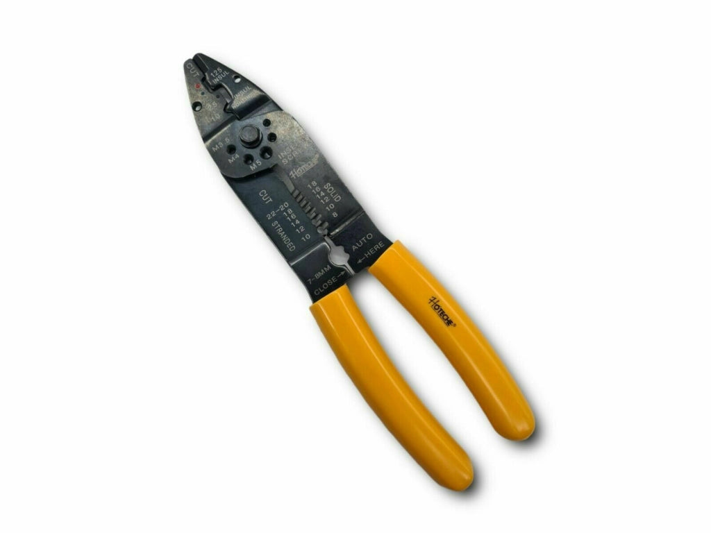 Pinza Crimpatrice per Crimpare Capicorda isolati e non 210 mm pinza spellafili