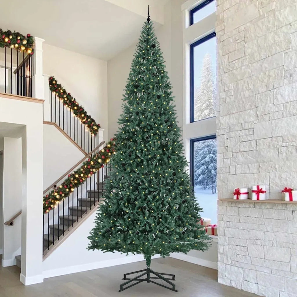 Albero di Natale Artificiale Pre-illuminato con Set di Palline 3394843