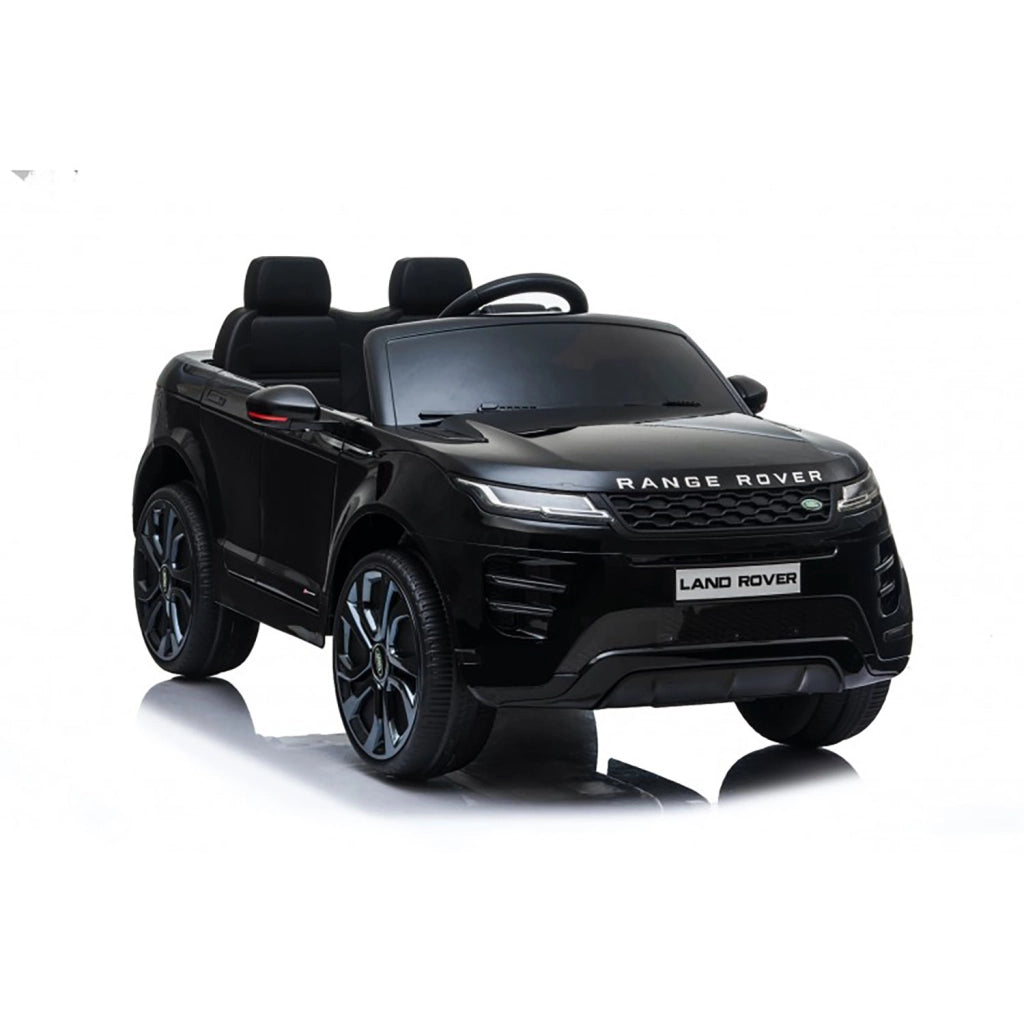 Macchina Elettrica per Bambini Licenza Land Rover Evoque 12V con Telecomando Nero