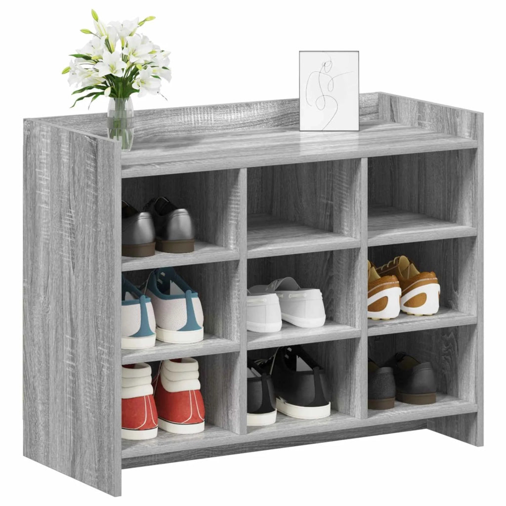 Mobile per scarpe Sonoma grigio 85 x 39,5 x 70 cm 8011368