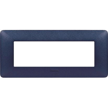 Placca BTICINO Matix 506 6 moduli blu mercurio