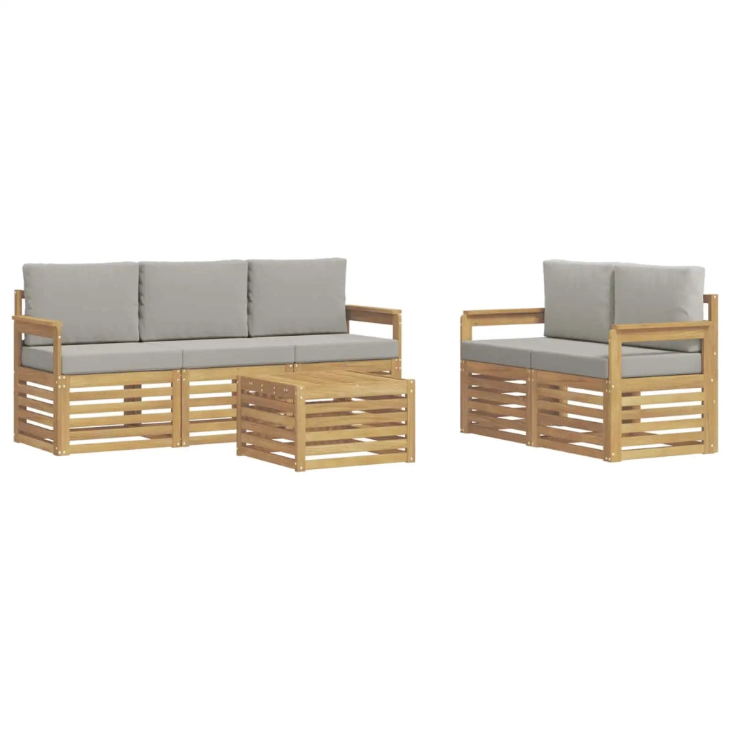 Set divani Legno di Acacia Massello