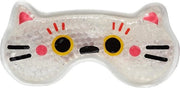 Maschera rinfrescante con schiuma morbida sul retro - caldo freddo - occhiali rinfrescanti con perle gelificate - terapia rinfrescante per occhi gonfi e stanchi cerchi di occhi e mal di testa - (casa della fortuna)