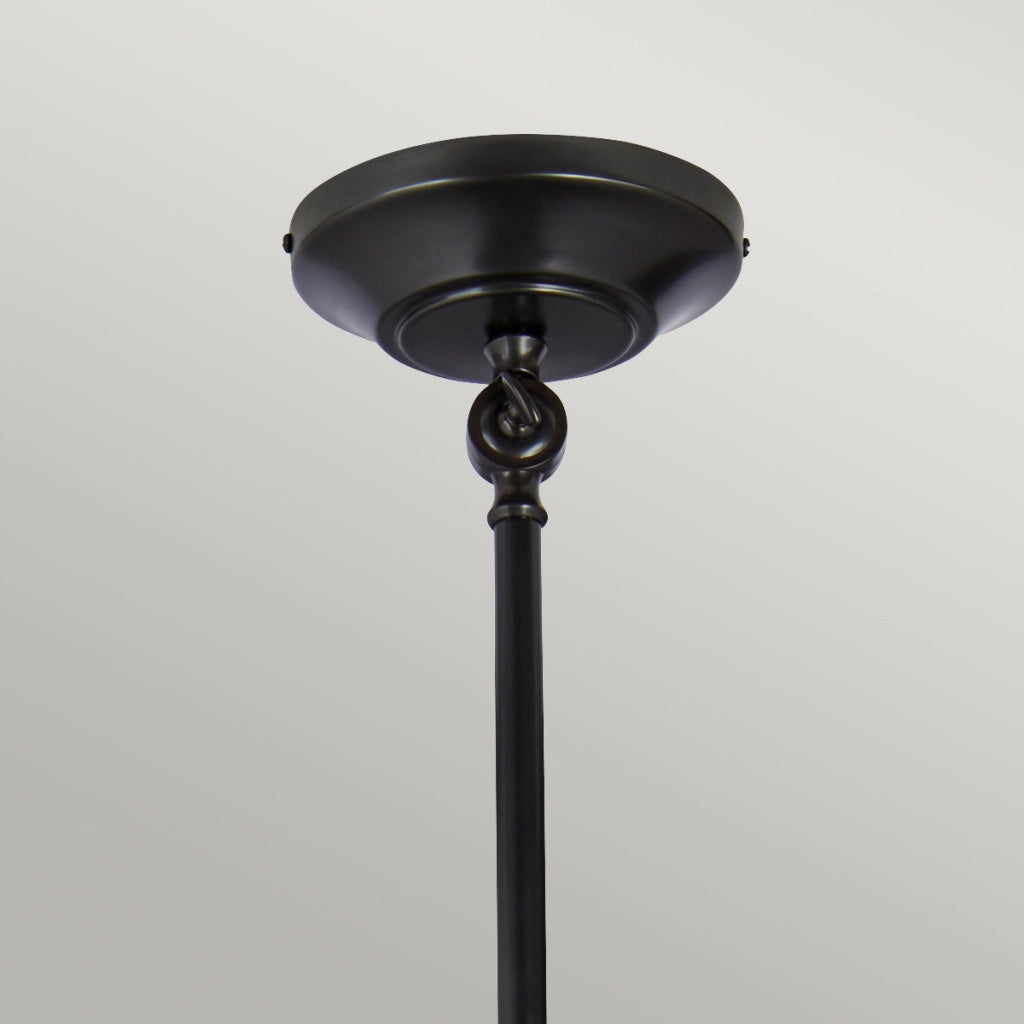 Plafoniera/applique Provence nero bronzo in acciaio E27 Elstead