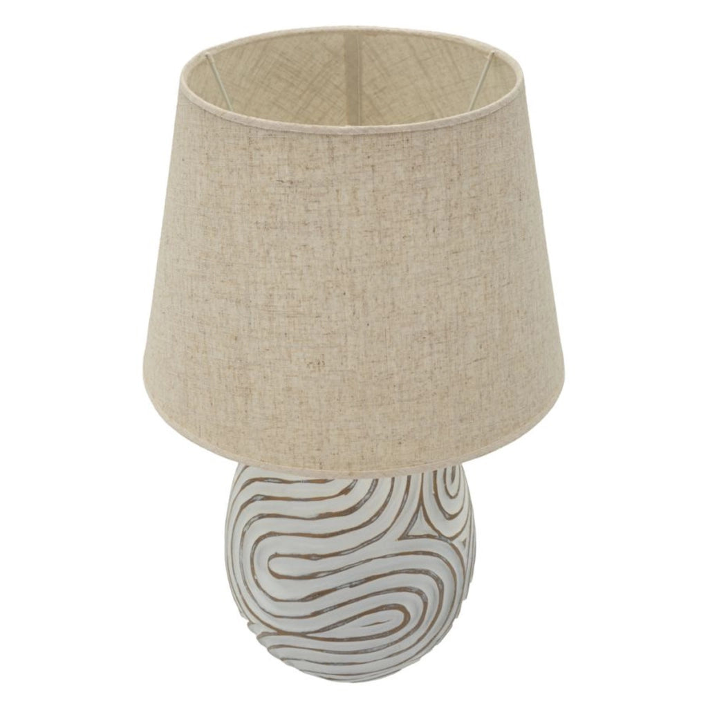 Lampada da Tavolo VKH1129, Multicolore, Poliresina, 35x35x55 cm