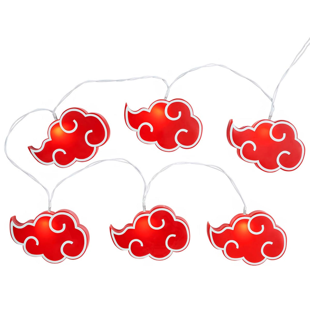 Ghirlanda Luminosa LED Naruto Akatsuki Decorazione Interna 2m Rosso Teknofun
