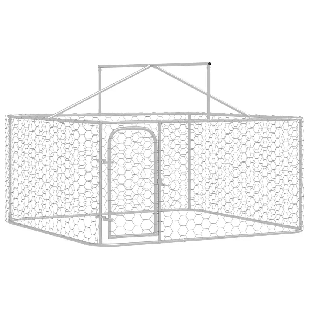 Gabbia per Cani da Esterno con Tetto 200x200x150 cm CFW7609710