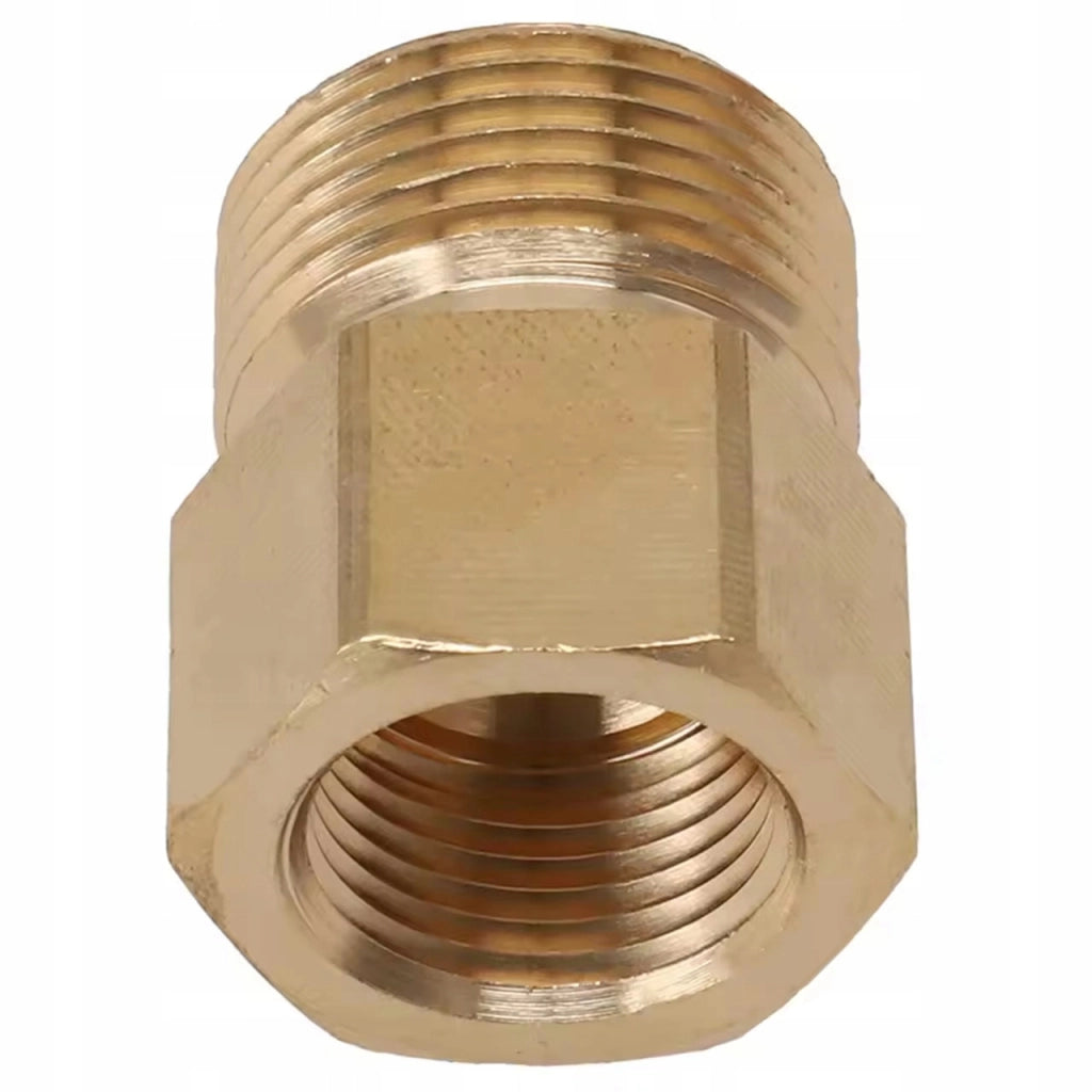 Adattatore Filettato M22x1.5 a 3/8" Interno – Compatibile con Idropulitrice Kärcher HD/HDS | Ottone Resistente