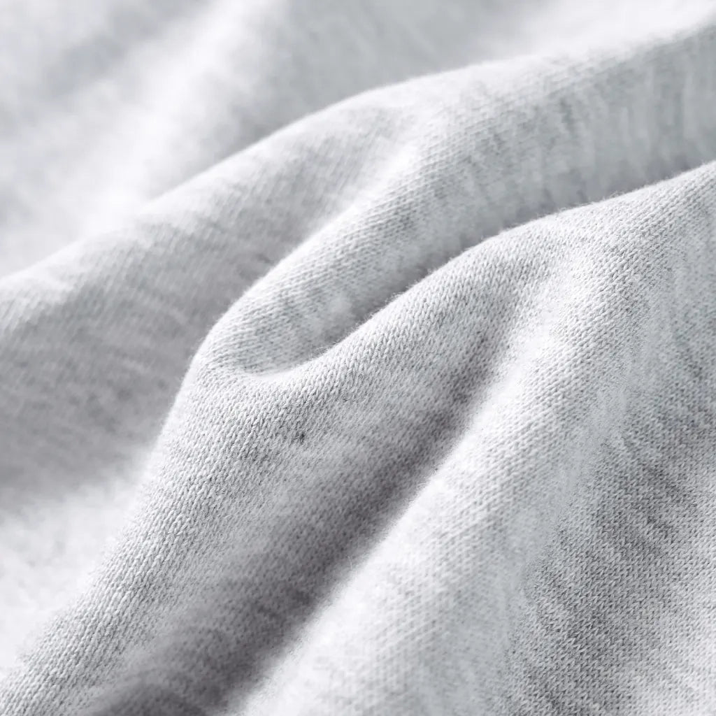 Felpa da Bambino con Cappuccio Grigio M¨¦lange e Arancione 92