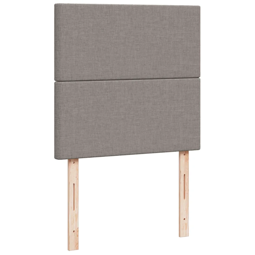 Giroletto a Molle con Materasso Tortora 100x200 cm in Tessuto 3291188