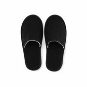 2 PAIA CIABATTE MONOUSO HOTEL SPA PANTOFOLE ANTISCIVOLO UNIVERSALI NERO 90127