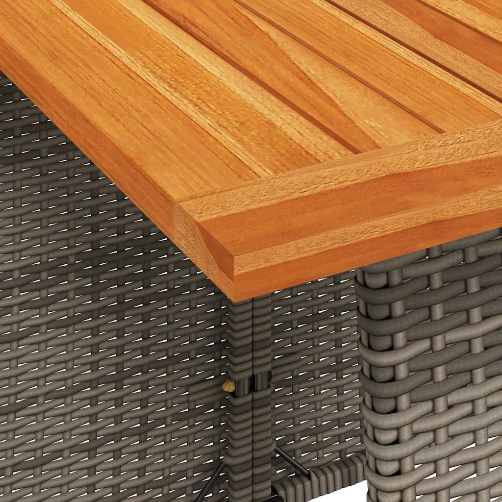 Set Divani da Giardino 6 pz con Cuscini a Forma di L Polyrattan 3213541