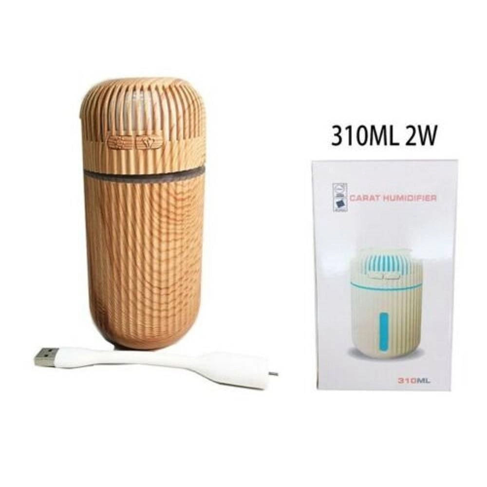 Trade Shop - Diffusore Aromi Umidificatore Ultrasuoni 310 Ml 2w Usb Aromaterapia -