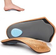 Supporti per piedi, alta suola, adatti per piedi piatti, da indossare sulla pianta del piede, insole ortopediche, adatti per corsa e camminata, marrone, misura 39-40/260 mm.