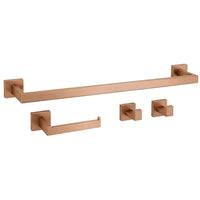 Set Accessori Da Bagno Rio Brush Copper 4 Pezzi