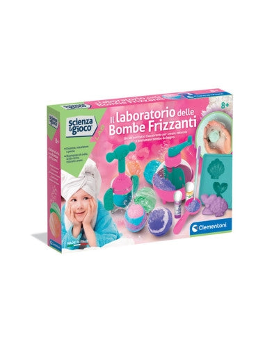 Scienza e Gioco - Il Laboratorio delle bombe Frizzanti, Set Creazioni Effervescenti, Colorate e Profumate,, Crea Bombe d