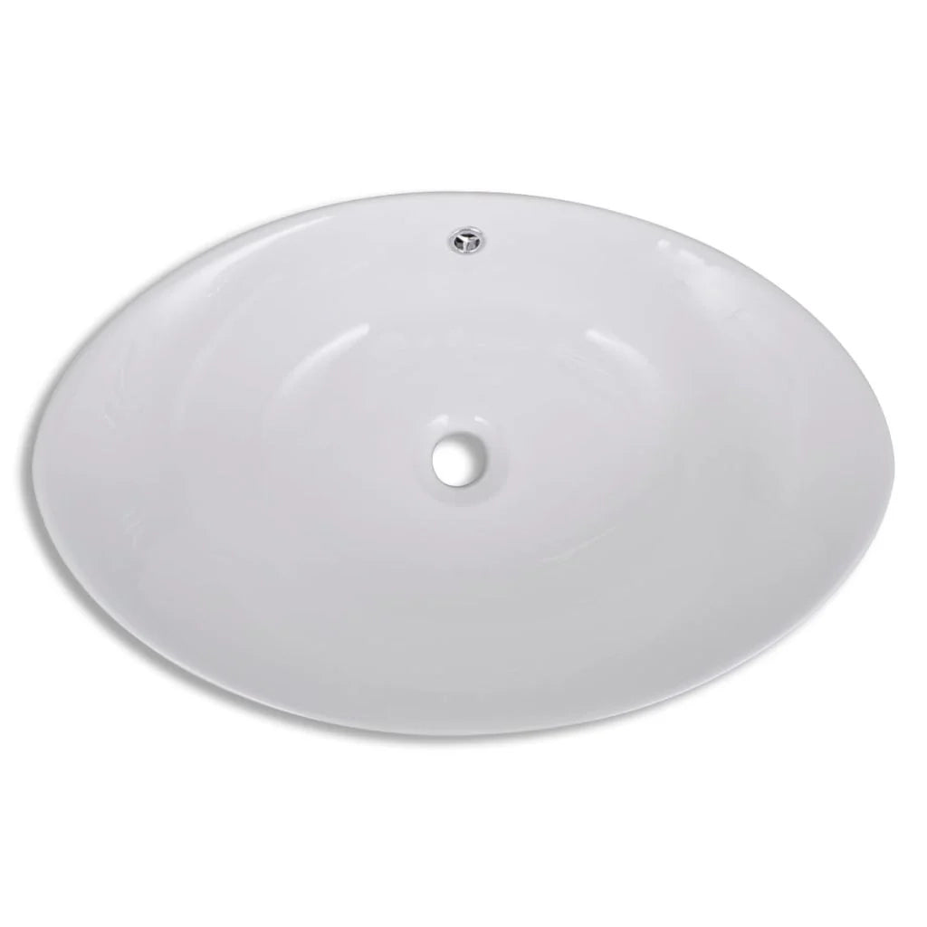Lavabo ovale da bagno con troppopieno 59 cm ceramica bianca 02_0002483