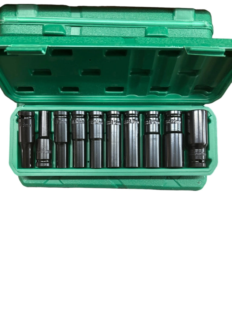 BUSSOLE ESAGONALI LUNGHE PISTOLA AVVITATORE 10pz ATTACCO 1/2 8-24mm CAMION AUTO