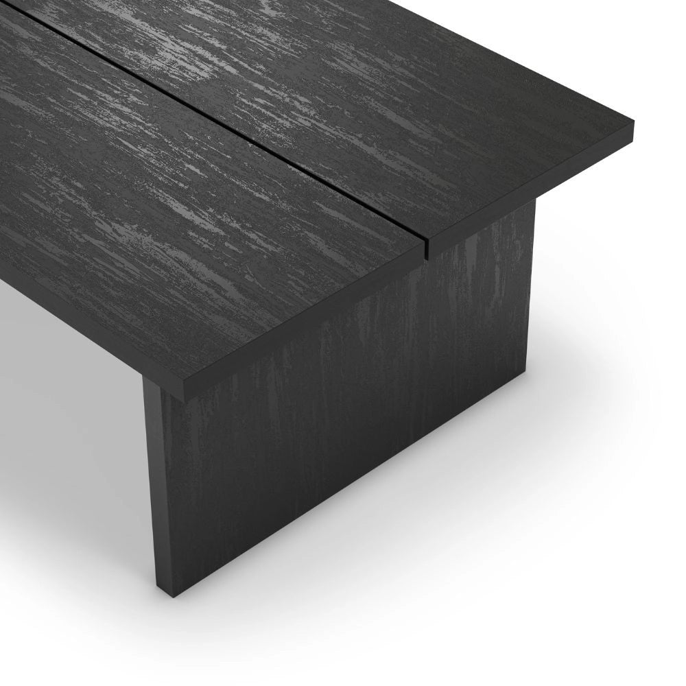Tavolino da salotto rettangolare Loana nero 120x70x40H – Il protagonista del tuo living